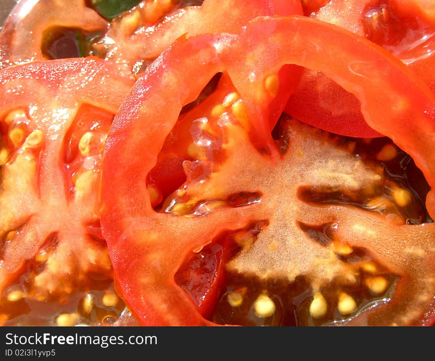 Slice Of Fresh Tomato