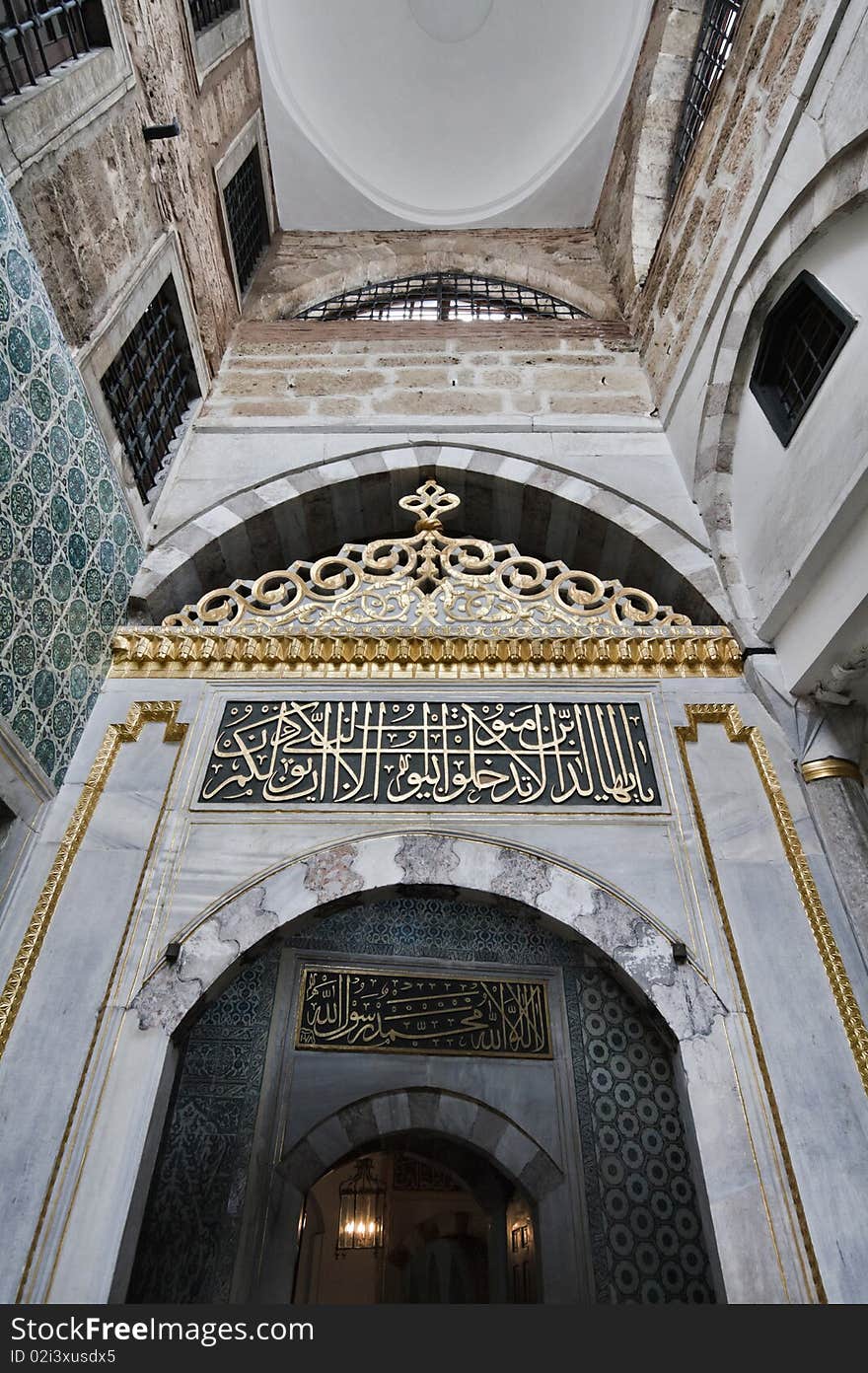 Turkey, Istanbul, Topkapi Palace, the Harem (forbidden to visitors and strangers, the Harem is one of the private apartments of the Sultan called Harem-i Humayun, where the sultan and his family lived)