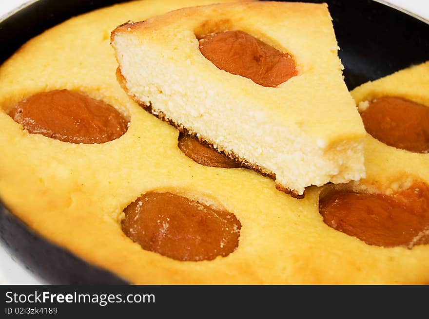 Baked Pudding With Apricot