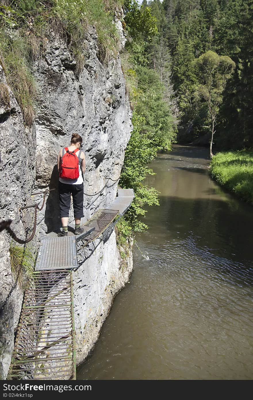 Hornad river in Slovak Paradise National Park. Hornad river in Slovak Paradise National Park