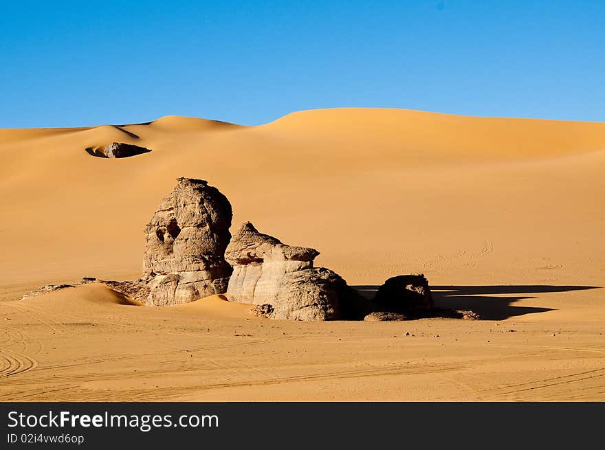 Algeria Sahara desert landscape