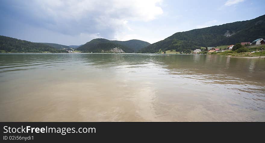 Mountain lake in Dedinky (Slovakia)