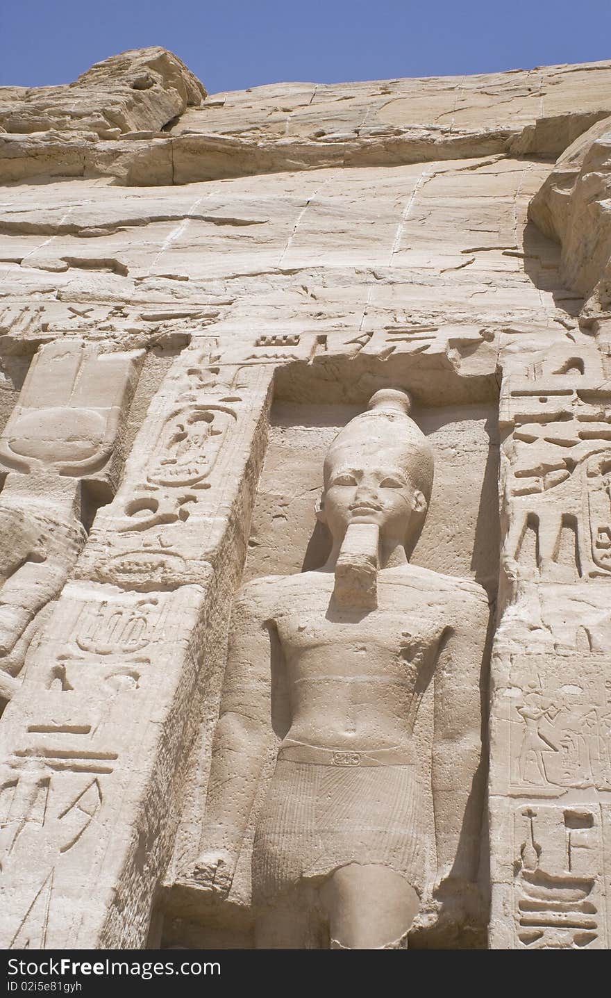 Abu Simbel temples, Egypt,Africa. Abu Simbel temples, Egypt,Africa