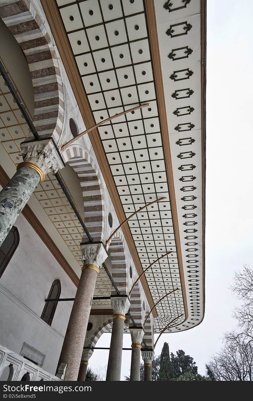 Turkey, Istanbul, Topkapi Palace, roof ornaments