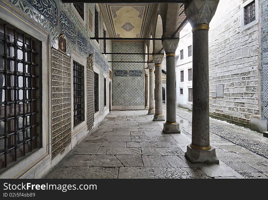 Turkey, Istanbul, Topkapi Palace, the Harem (forbidden to visitors and strangers, the Harem is one of the private apartments of the Sultan called Harem-i Humayun, where the sultan and his family lived)