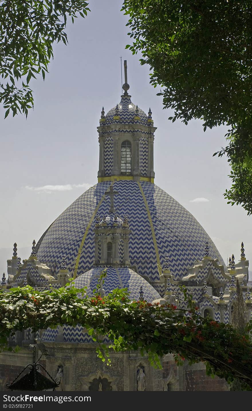 Dome and cupola of the old Basilica of Guadalupe in Mexico D.F. Dome and cupola of the old Basilica of Guadalupe in Mexico D.F.