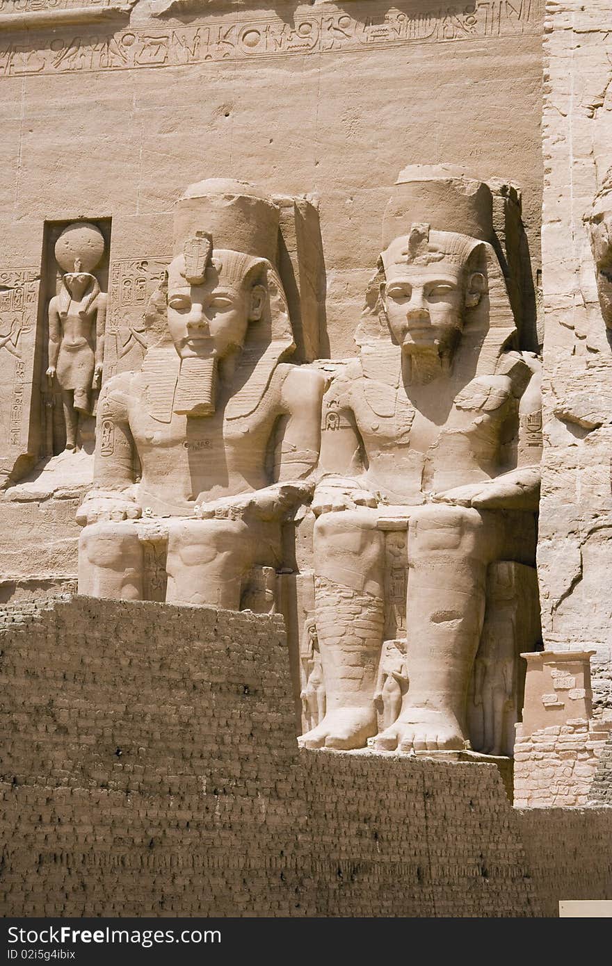 Abu Simbel temples, Egypt,Africa. Abu Simbel temples, Egypt,Africa