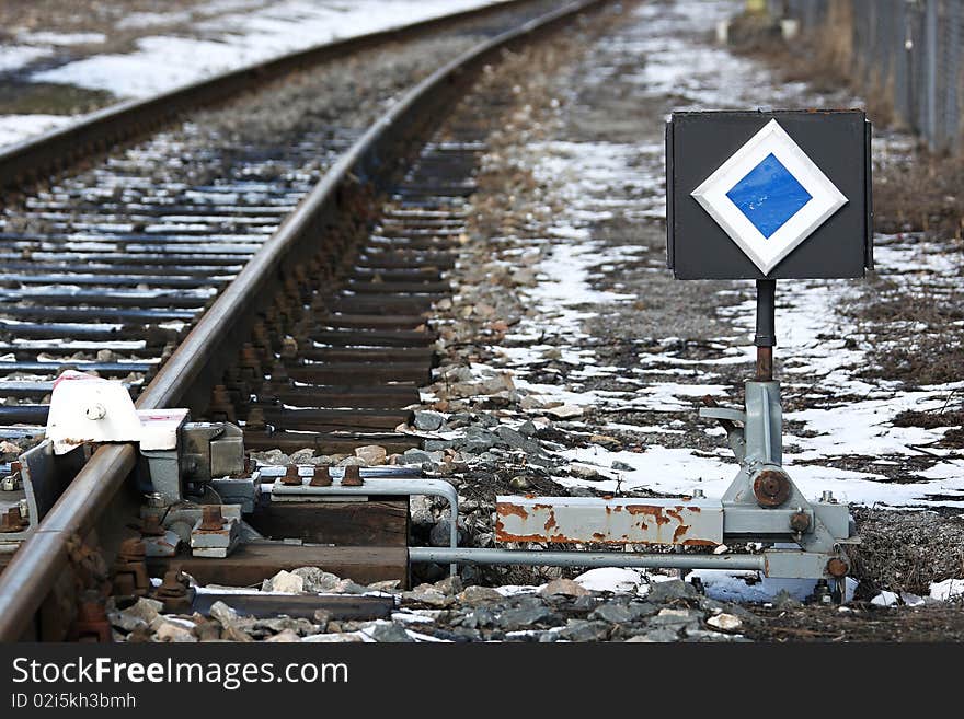 Track near cities Kolín in The Czech Republic. Track near cities Kolín in The Czech Republic.