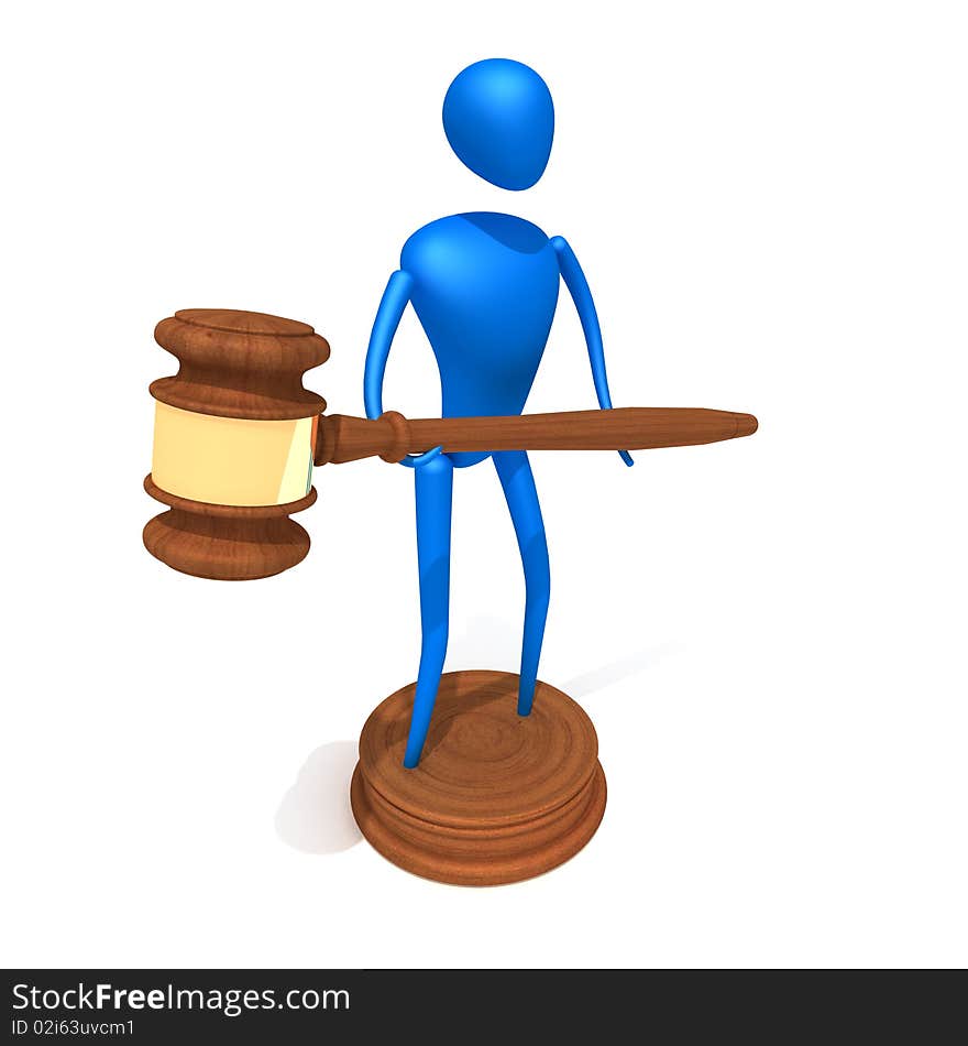 Person Hold Gavel