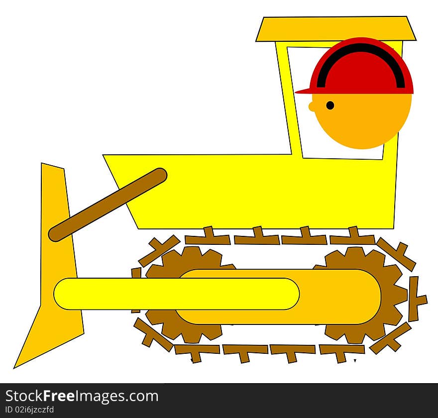 Bulldozer driver