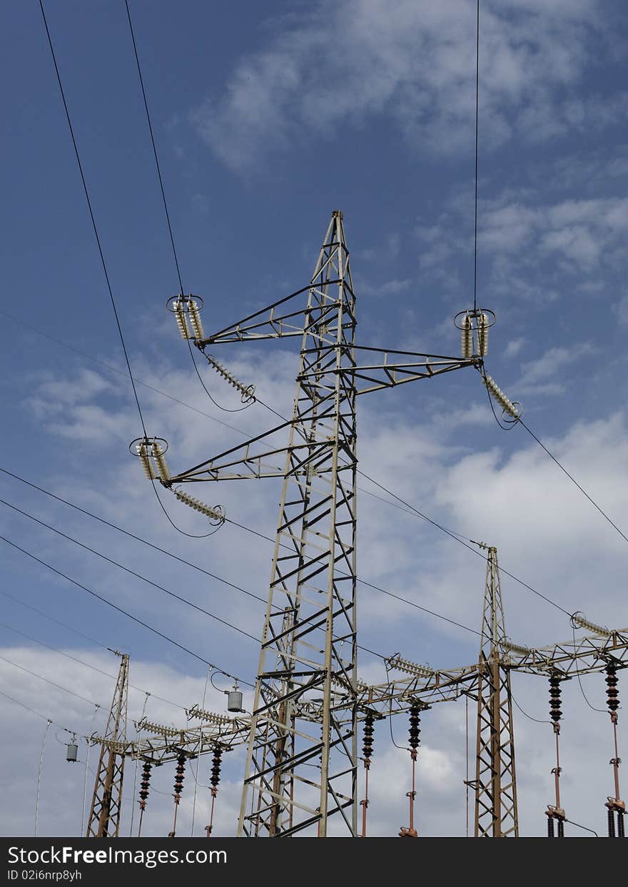 Electrical tower near the place where i live