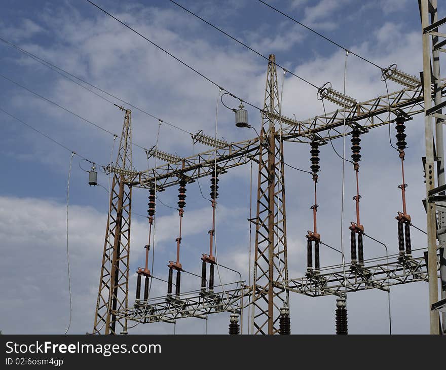 Electrical tower near the place where i live