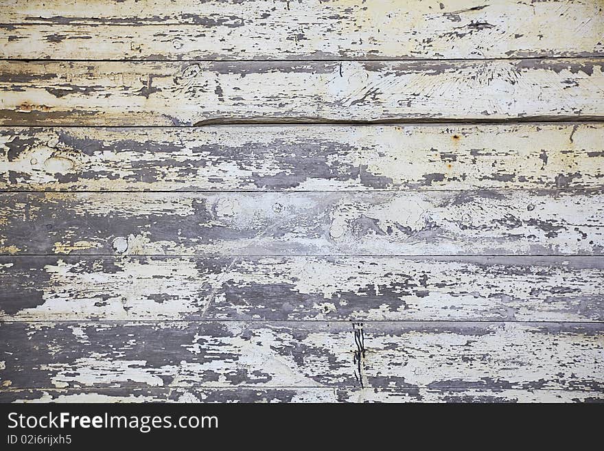 Grunge wooden background with wihte paint. Grunge wooden background with wihte paint