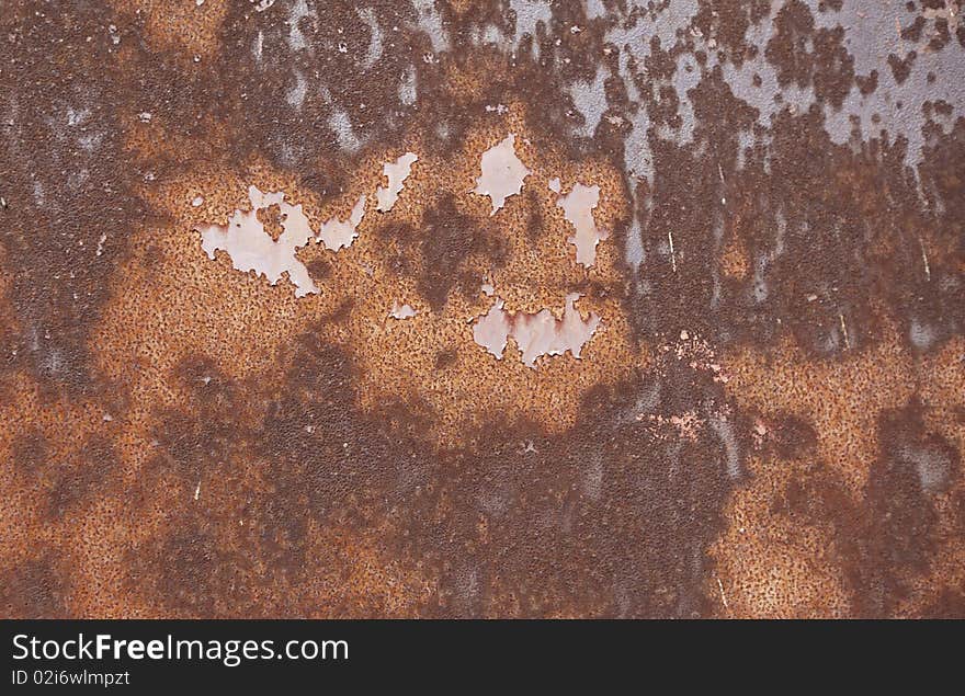 Rusted metal surface back ground