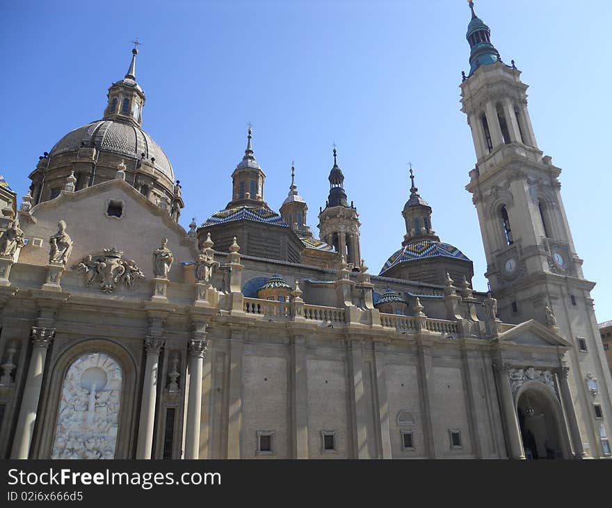 Church Of Pilar In Zaragoza - Spain