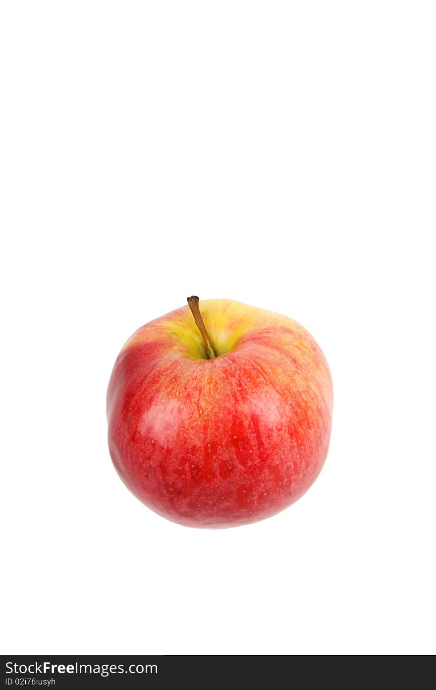 Red Apple isolated on white