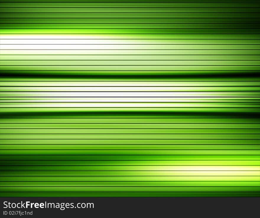 Green dynamic lines with light effects, Empty background to insert text or design