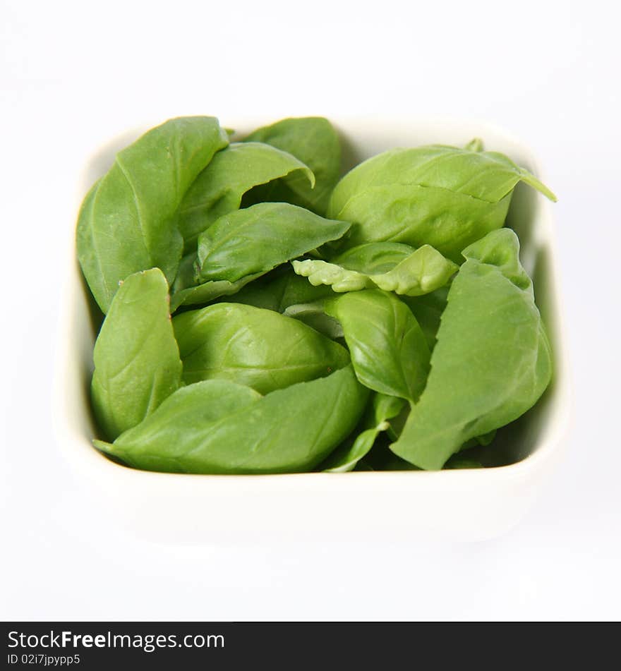 Basil leaves