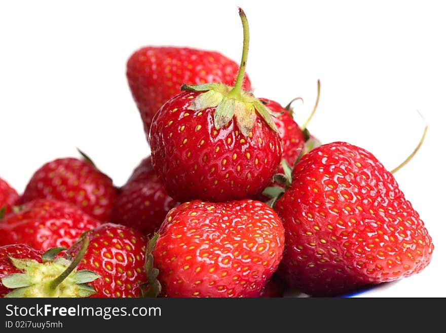 Strawberry on a white background