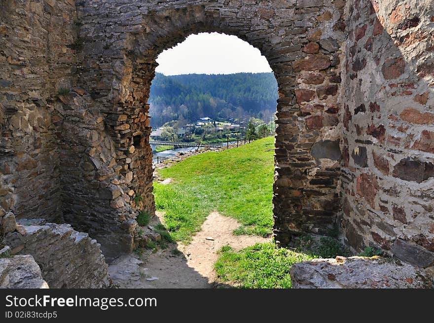 Old ruin in tne South Bohemian.