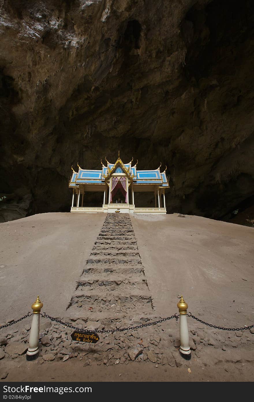 A beautiful temple located in the cave, Phetburi, Thailand. A beautiful temple located in the cave, Phetburi, Thailand.