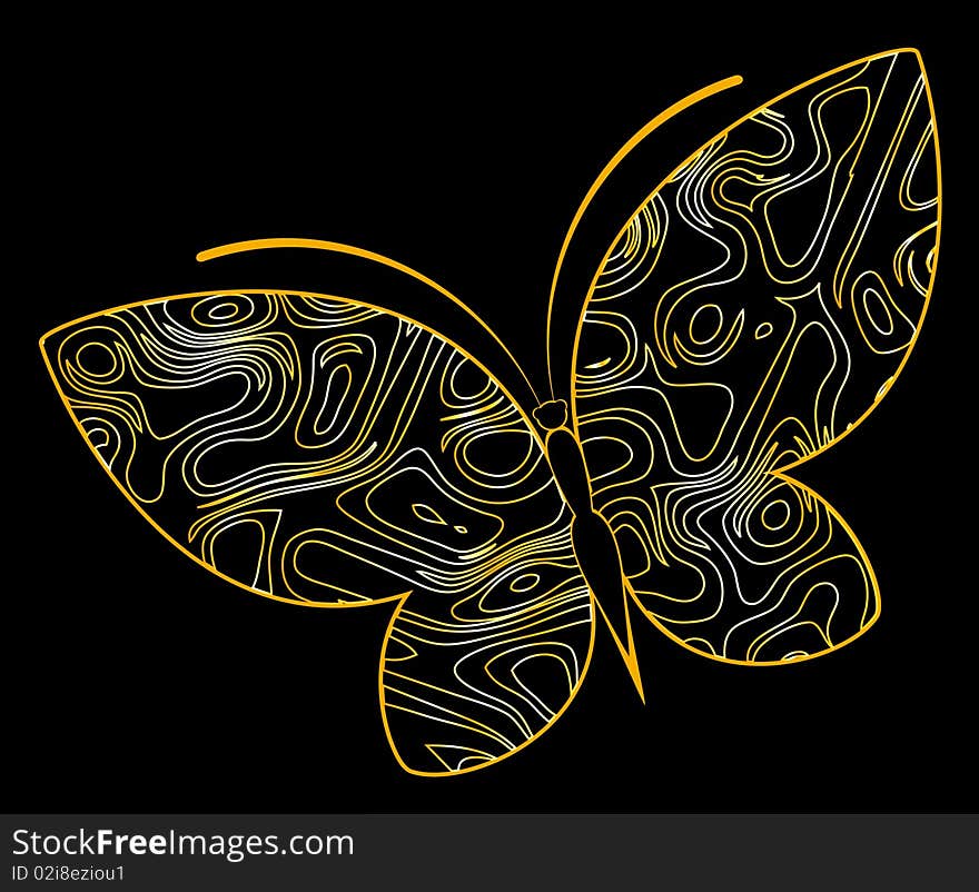 Abstract Butterfly