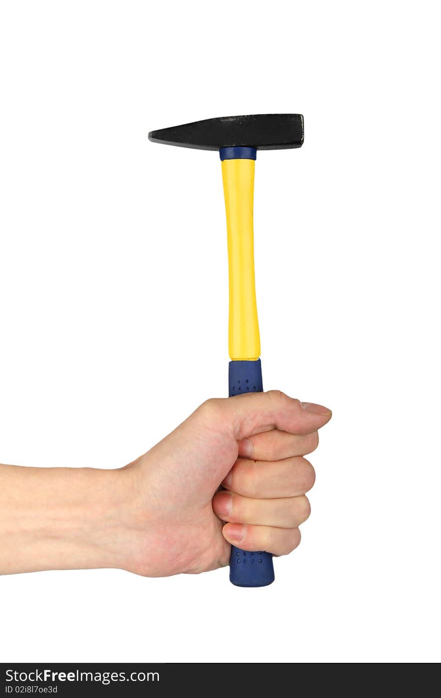 Man S Hand With  Hand Hammer