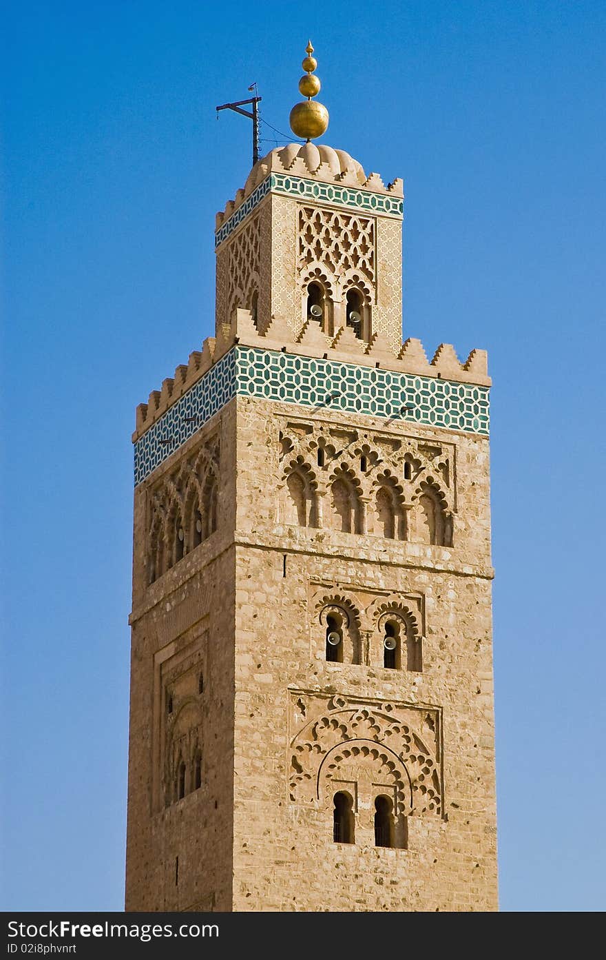 Koutoubia, the largest mosque in Marrakech, Morocco. Koutoubia, the largest mosque in Marrakech, Morocco