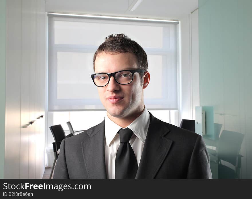 Portrait of a young businessman