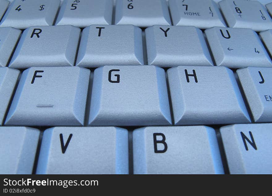 Keyboard of laptop