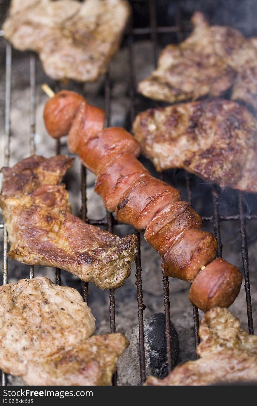 Grilled sausage