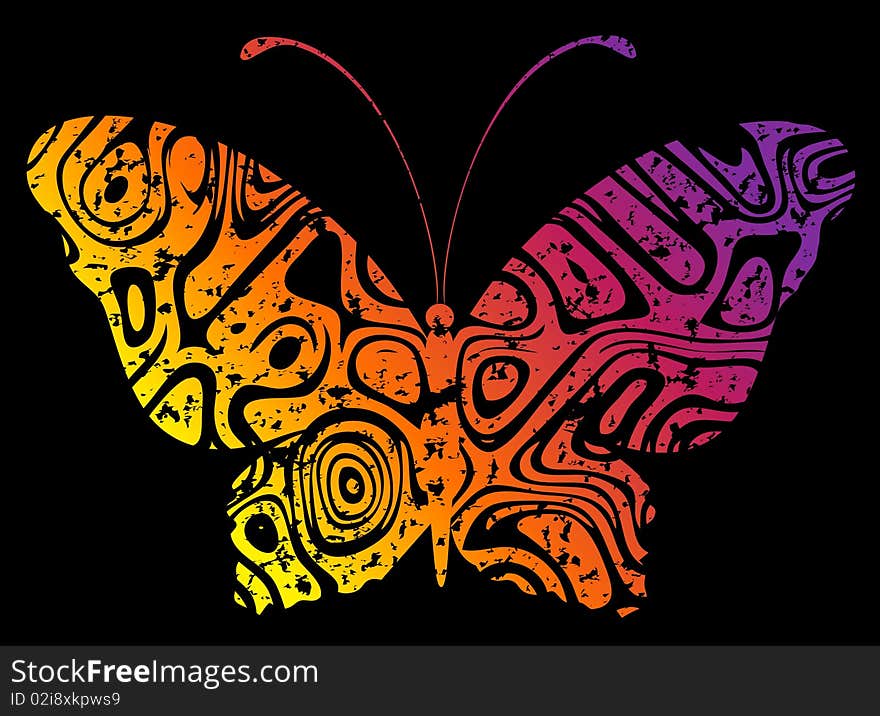 Abstract Butterfly