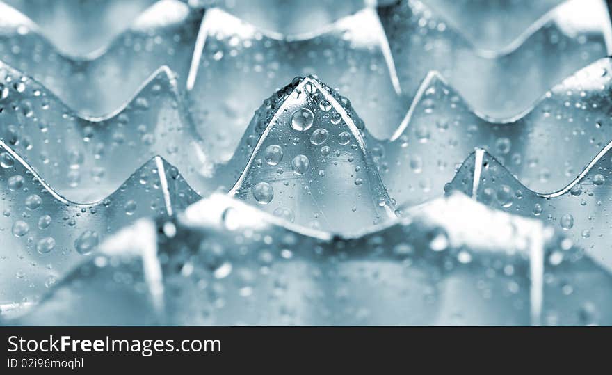 Abstract blue background and water drops. Abstract blue background and water drops