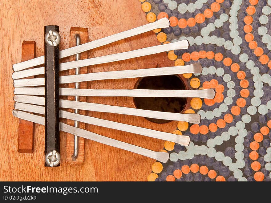 Traditional african musical instrument kalimba