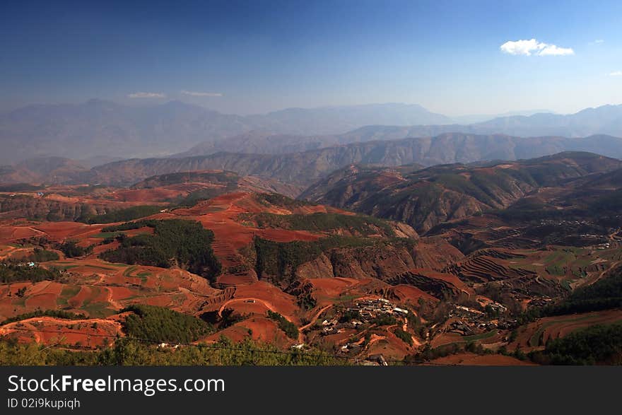 West of China