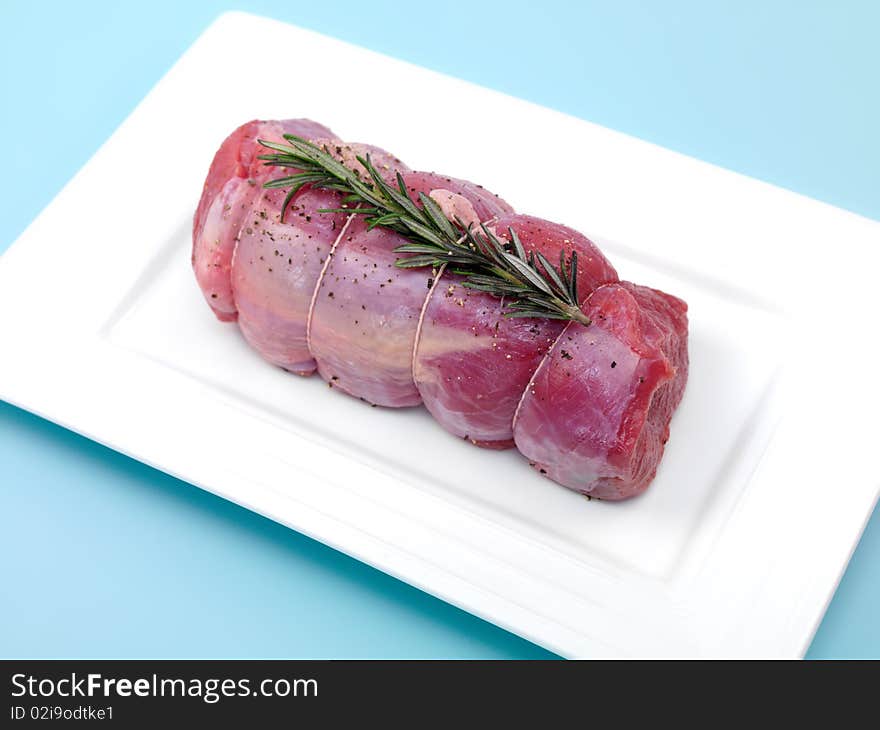 Raw Roast Veal