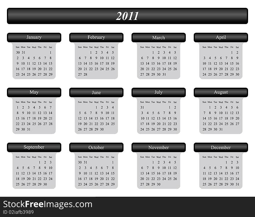 2011 Calendar