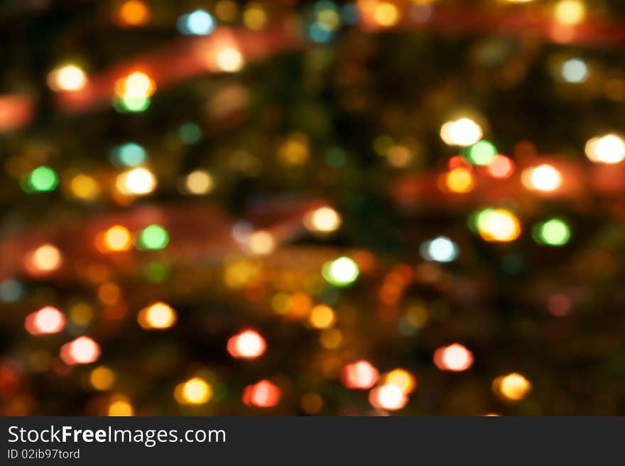 Abstract lights blur background