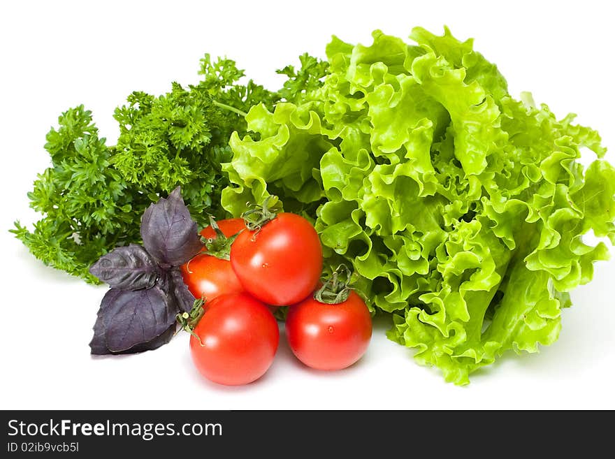 Tomato With Parsley And Salad