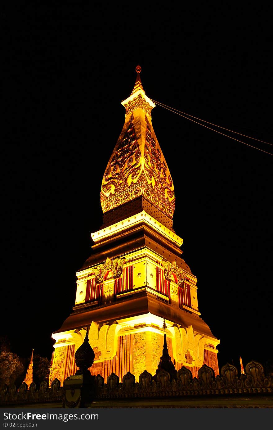 Popular Temple at Nakronphanom in Thailand. Popular Temple at Nakronphanom in Thailand.