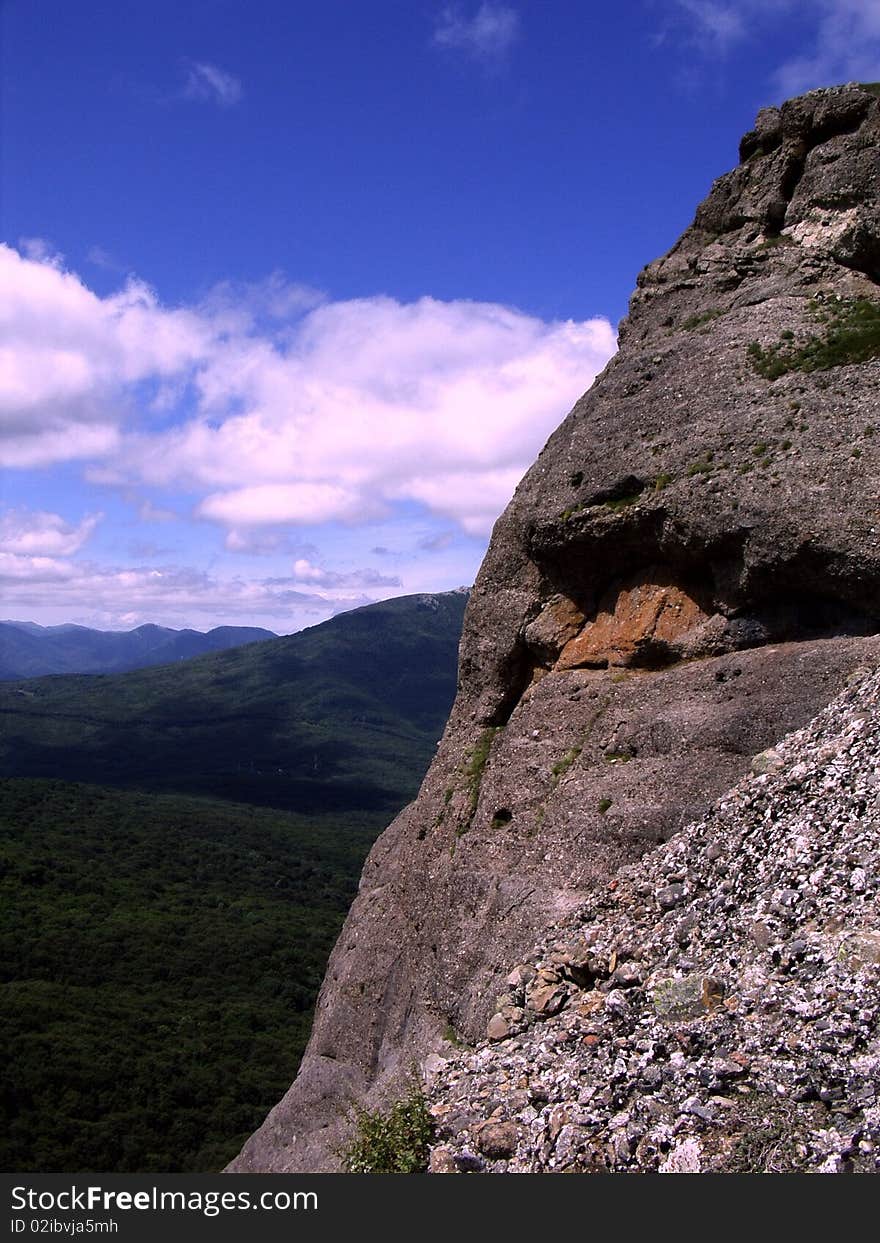 Mountains of Crimea.