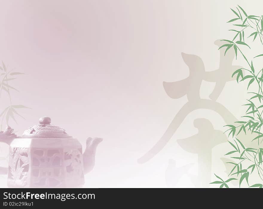 Chinese tea template