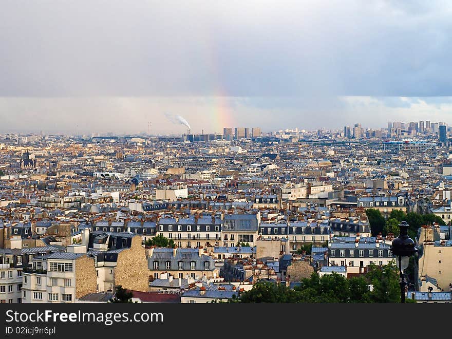 Montmartre - view of Paris