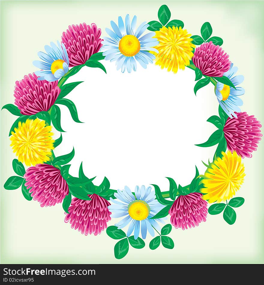 Wreath of flowers