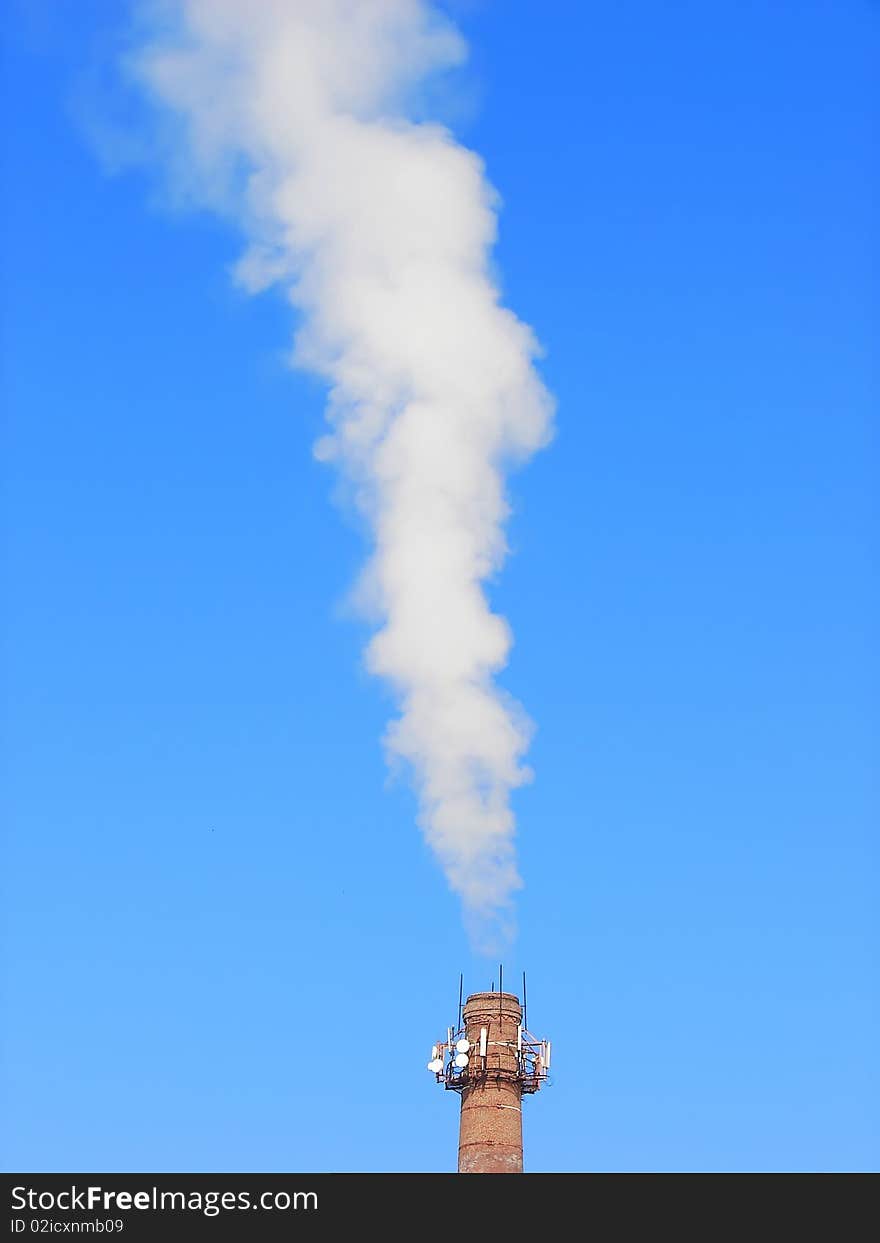 Smoke from the chimney