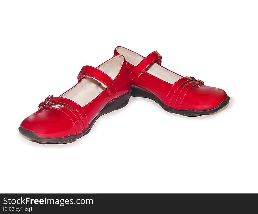 Woman s red shoes