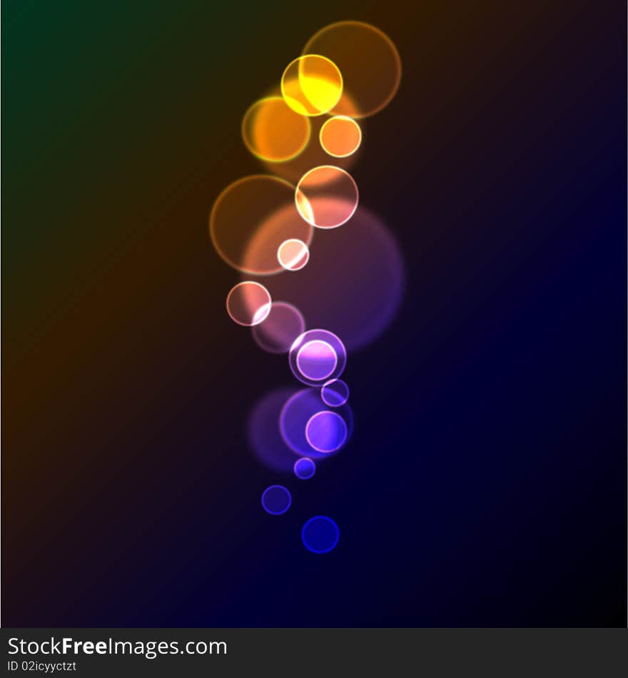 Abstract  background with circles