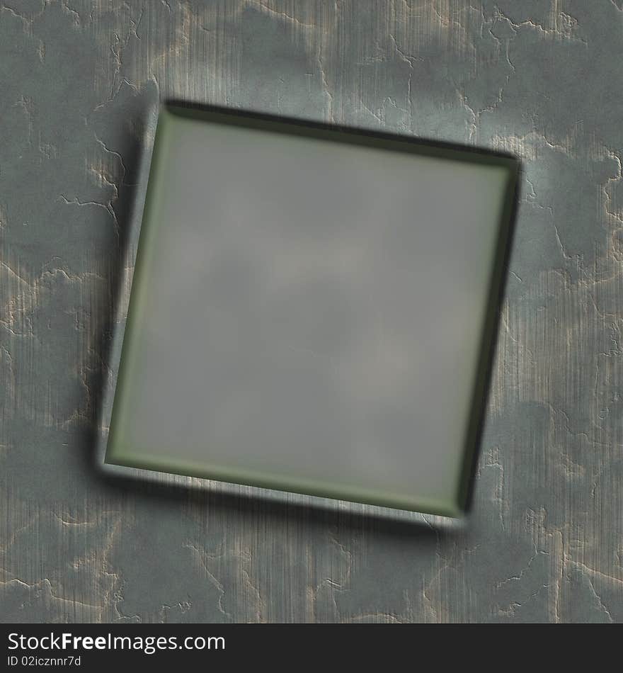 Grunge frame on seamless background.