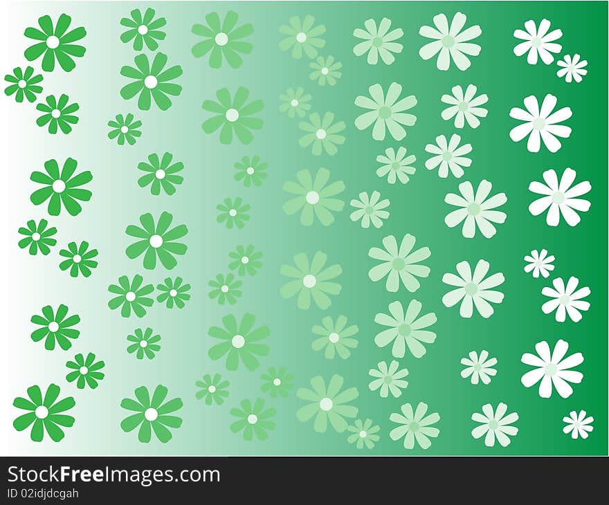 Vector beautiful background with flower