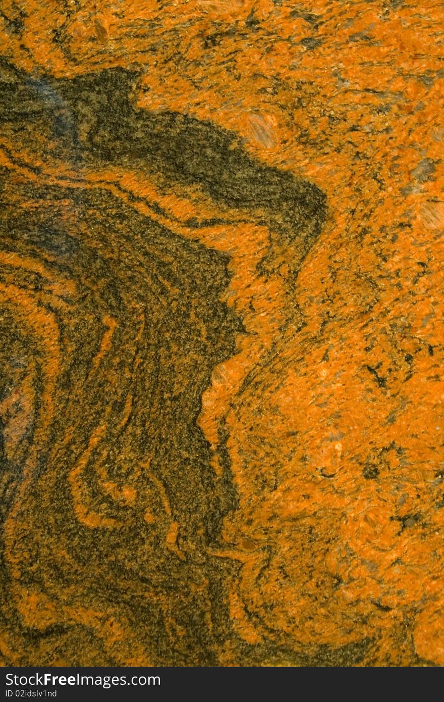 Granite of Orange Swirls